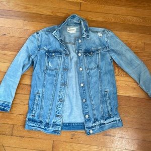 Madewell oversized jean jacket size xs